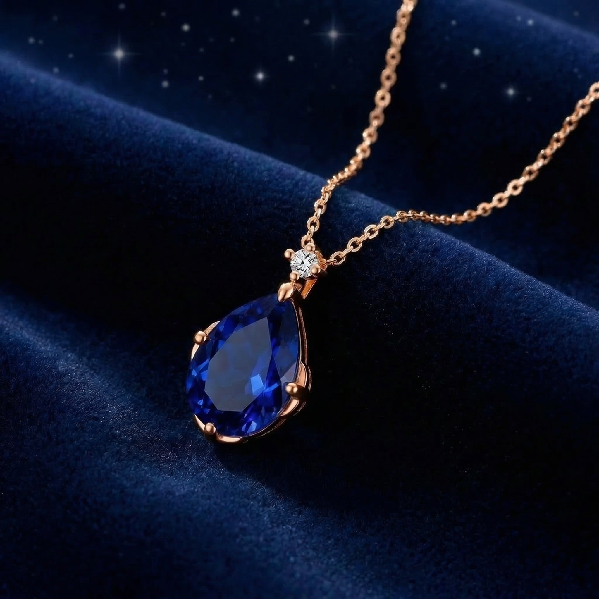 the-mariselle-pear-18k-gold-vermeil in rose gold finish