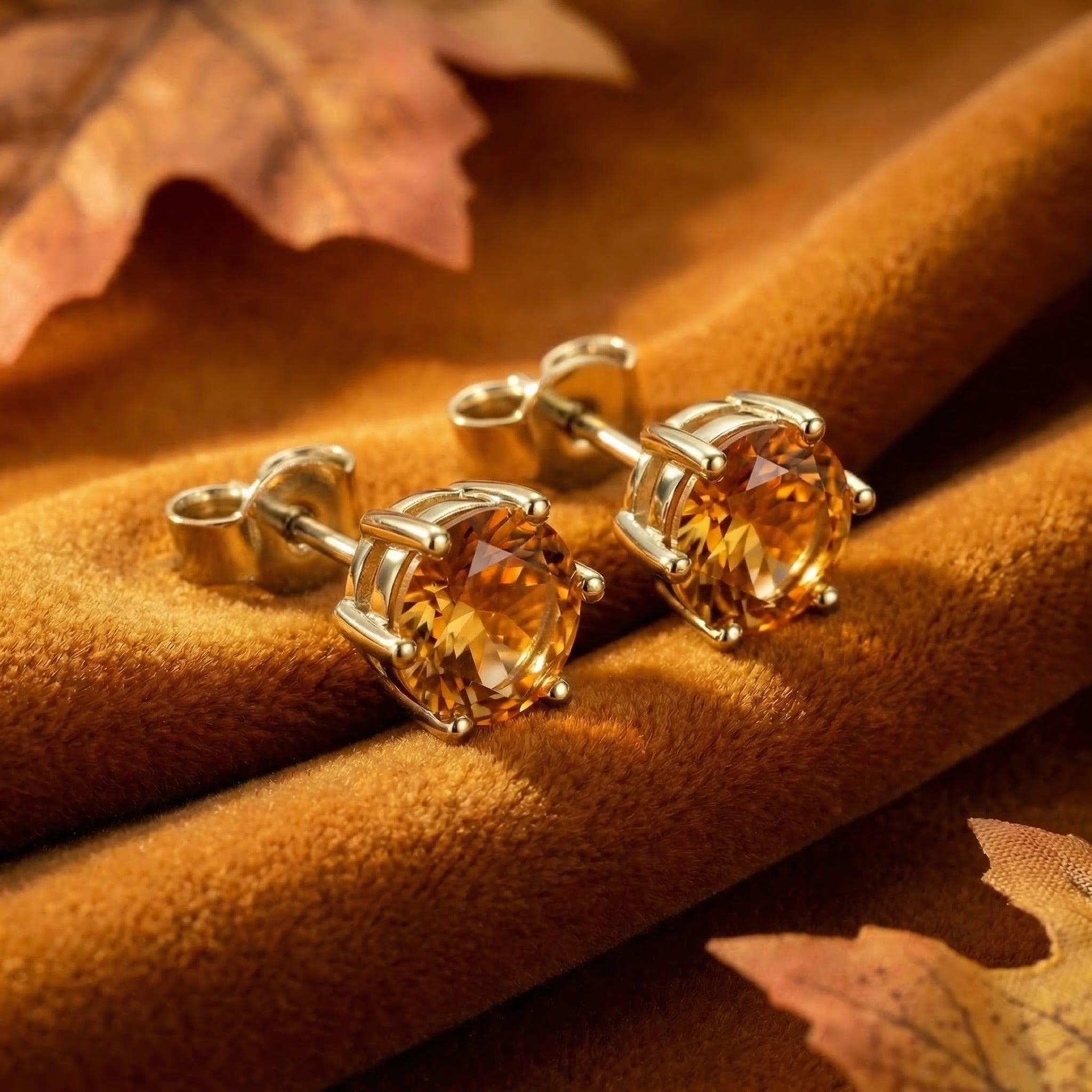 the-novelle-studs-s925-sterling-silver in gold finish