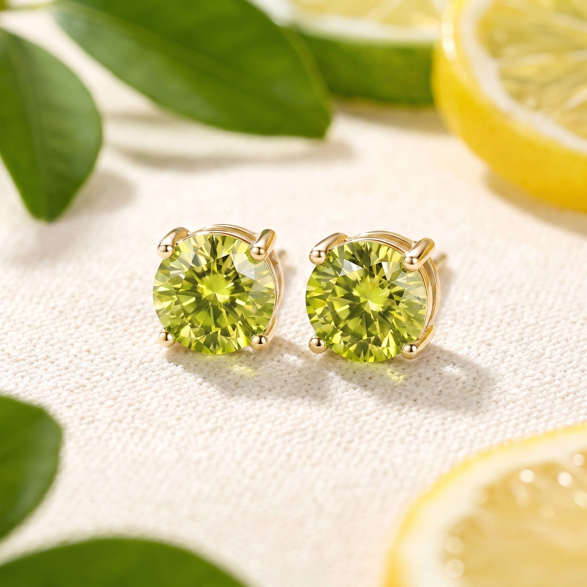 the-olyris-studs-s925-sterling-silver in gold finish