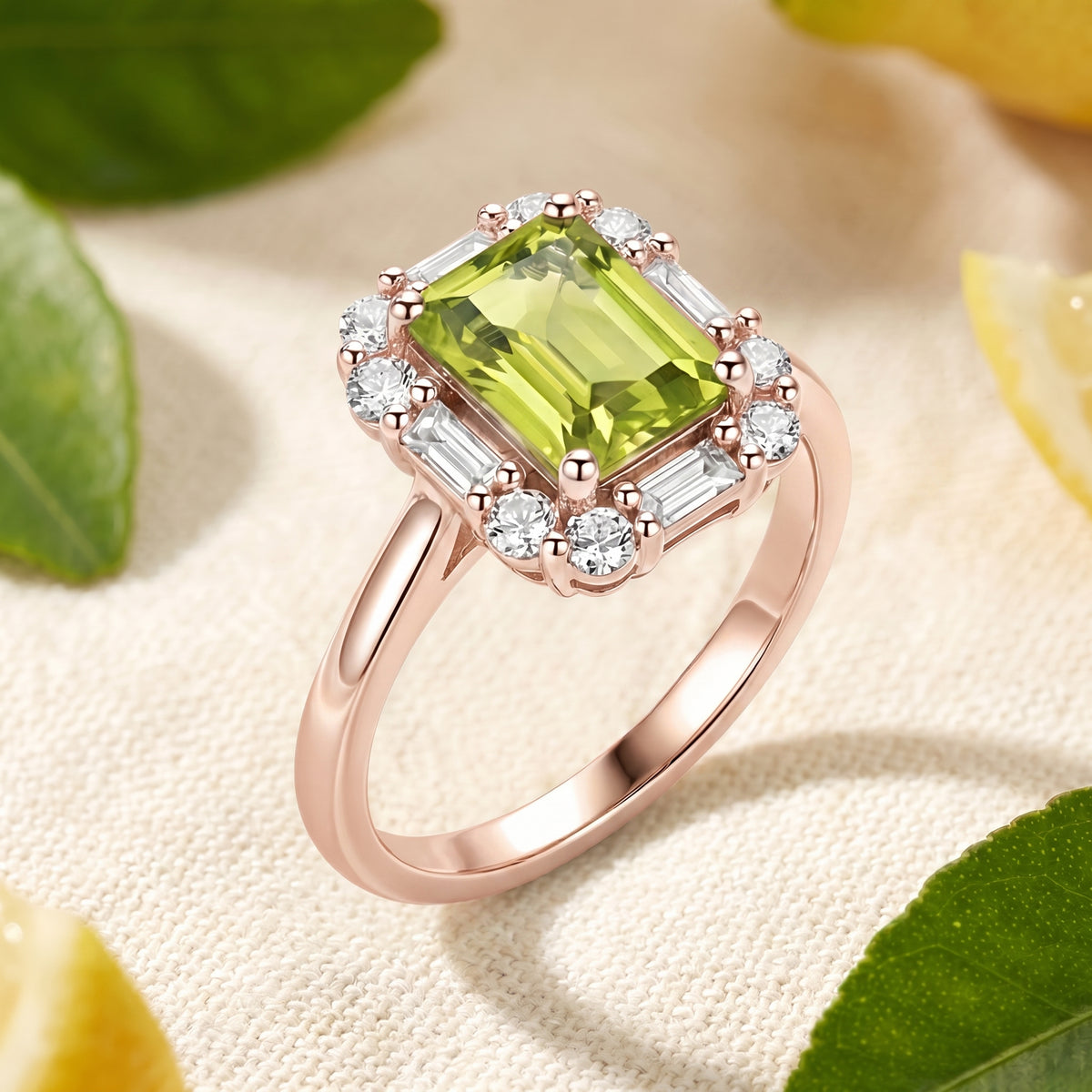 the-sidraea-octagon-ring-s925-sterling-silver in rose gold finish