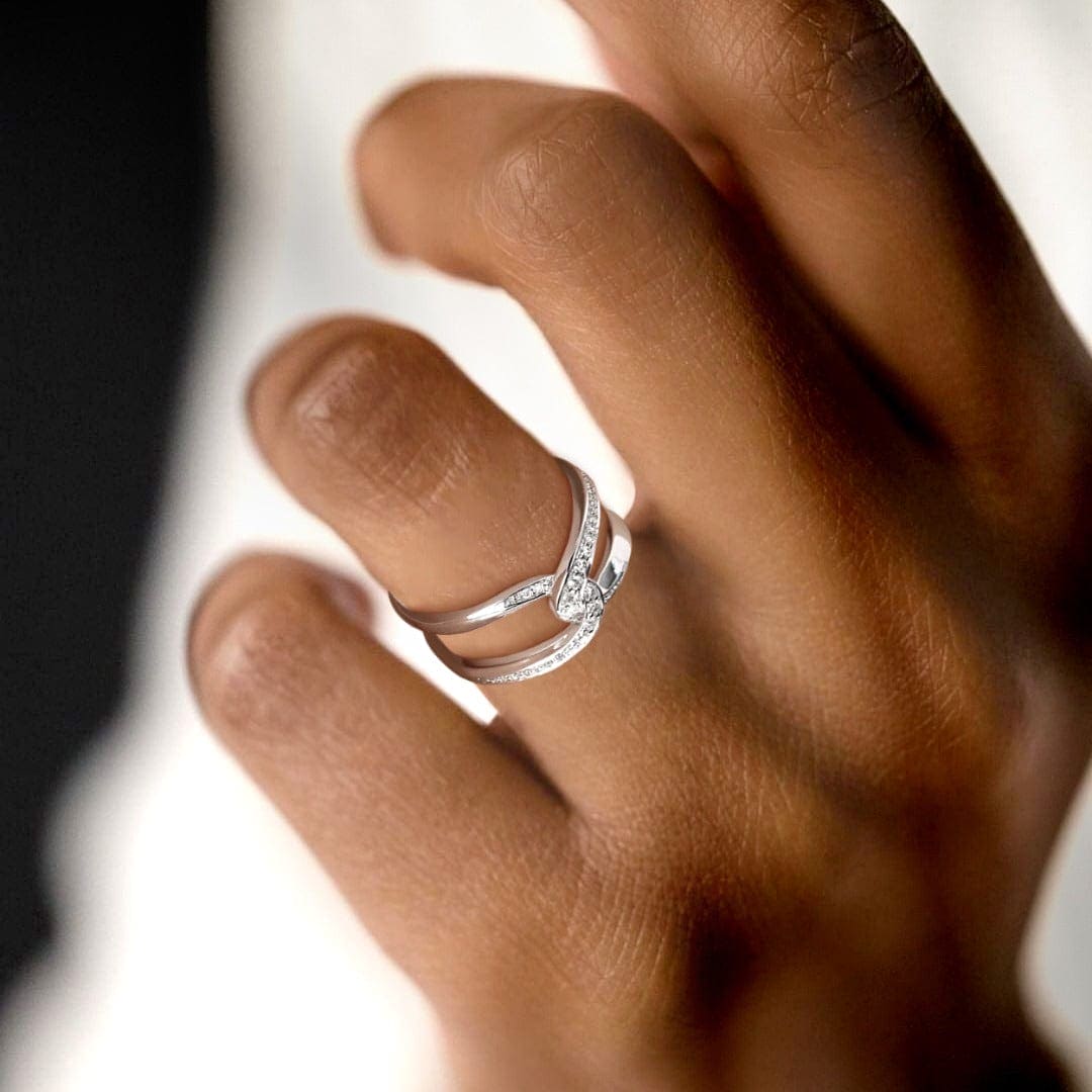Mother & Daughter | Forever Linked Together | S925 Infinity Ring