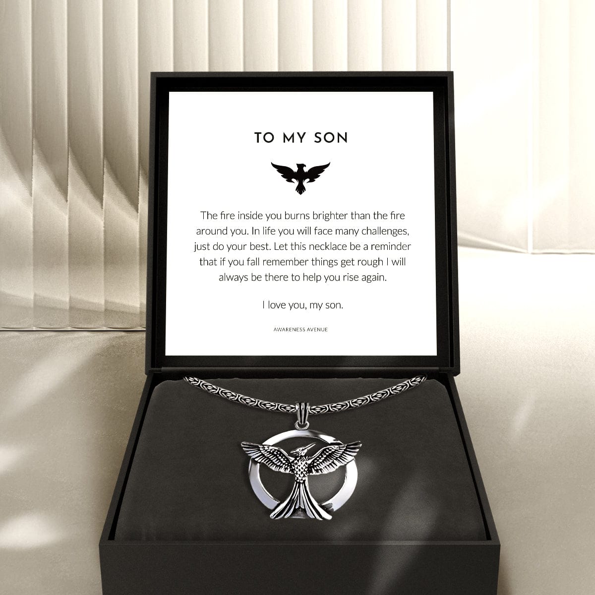 To My Son | 925S Phoenix Necklace