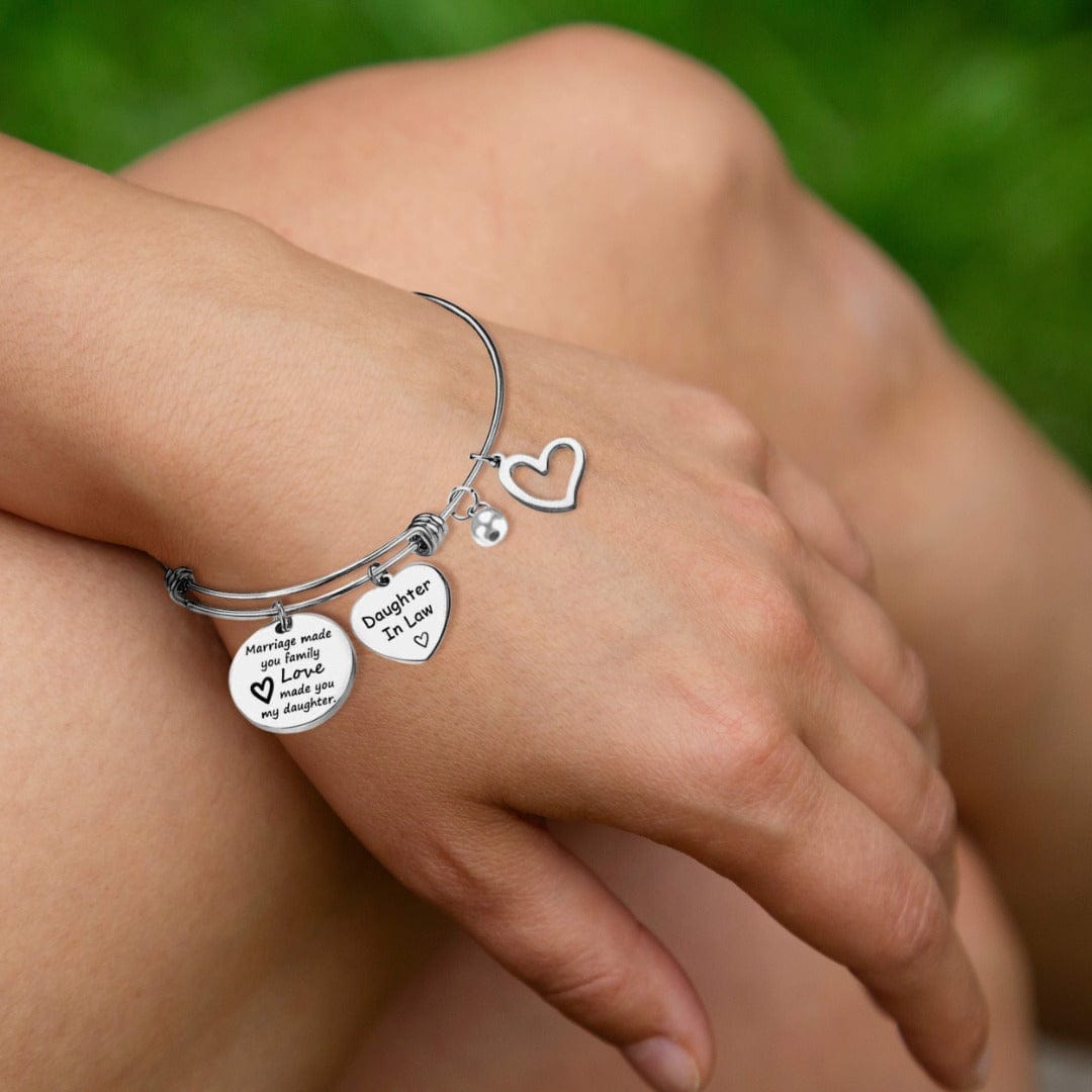 To My Daughter-in-Law | Heartfelt Gift | Bangle Bracelet