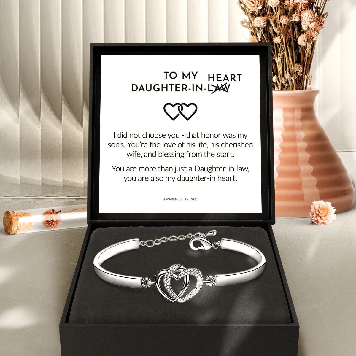 To My Daughter-In-Law | You Are Also My Daughter-In-Heart | 925s Bracelet
