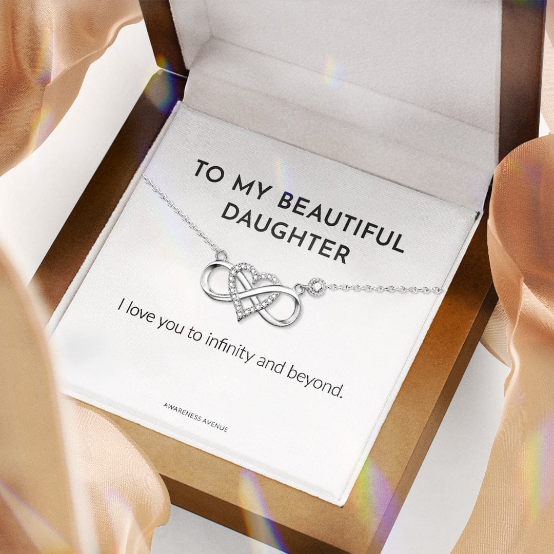 To My Daughter | I Love You to Infinity Necklace