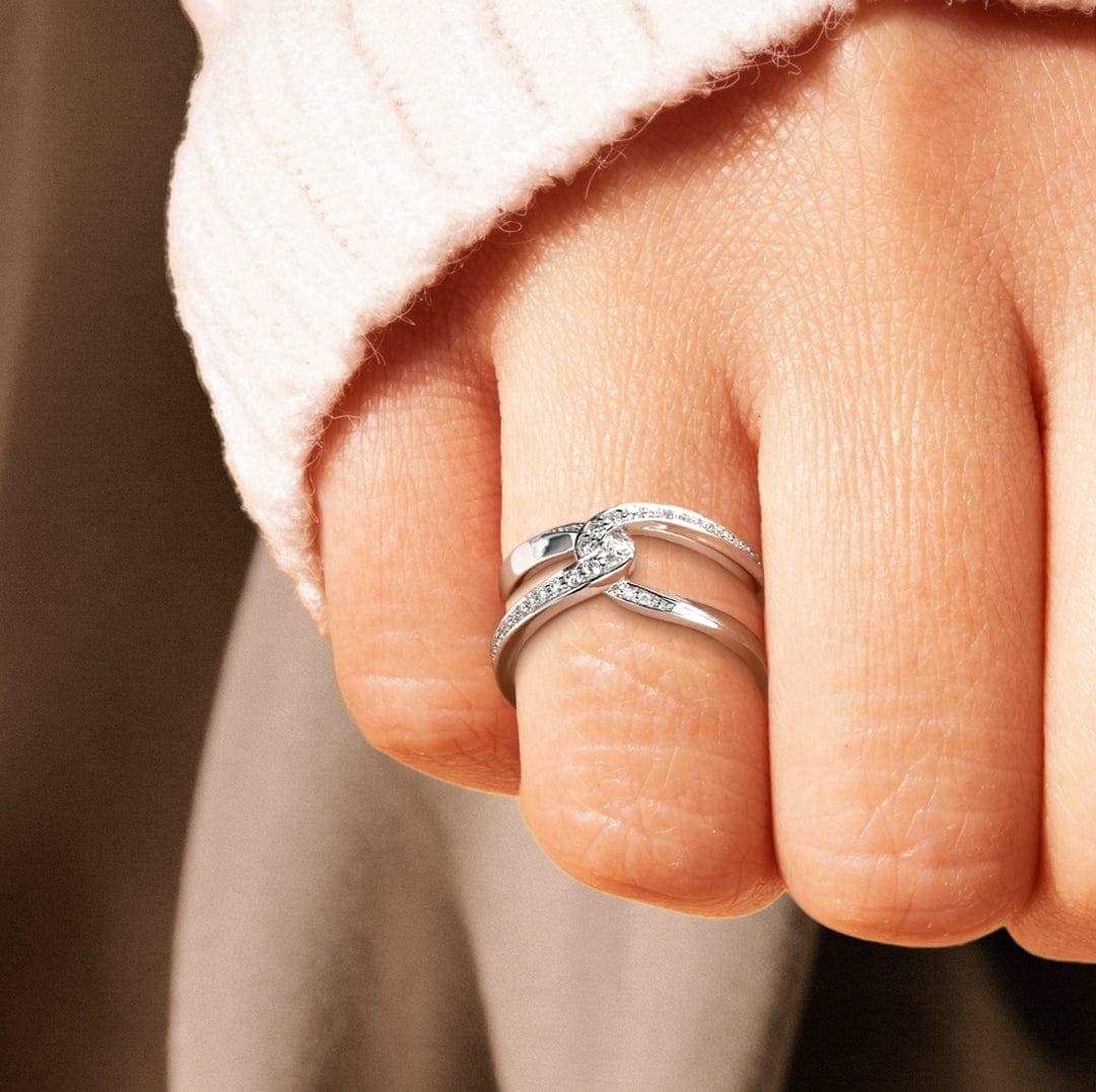 Mother & Daughter | Forever Linked Together | S925 Infinity Ring