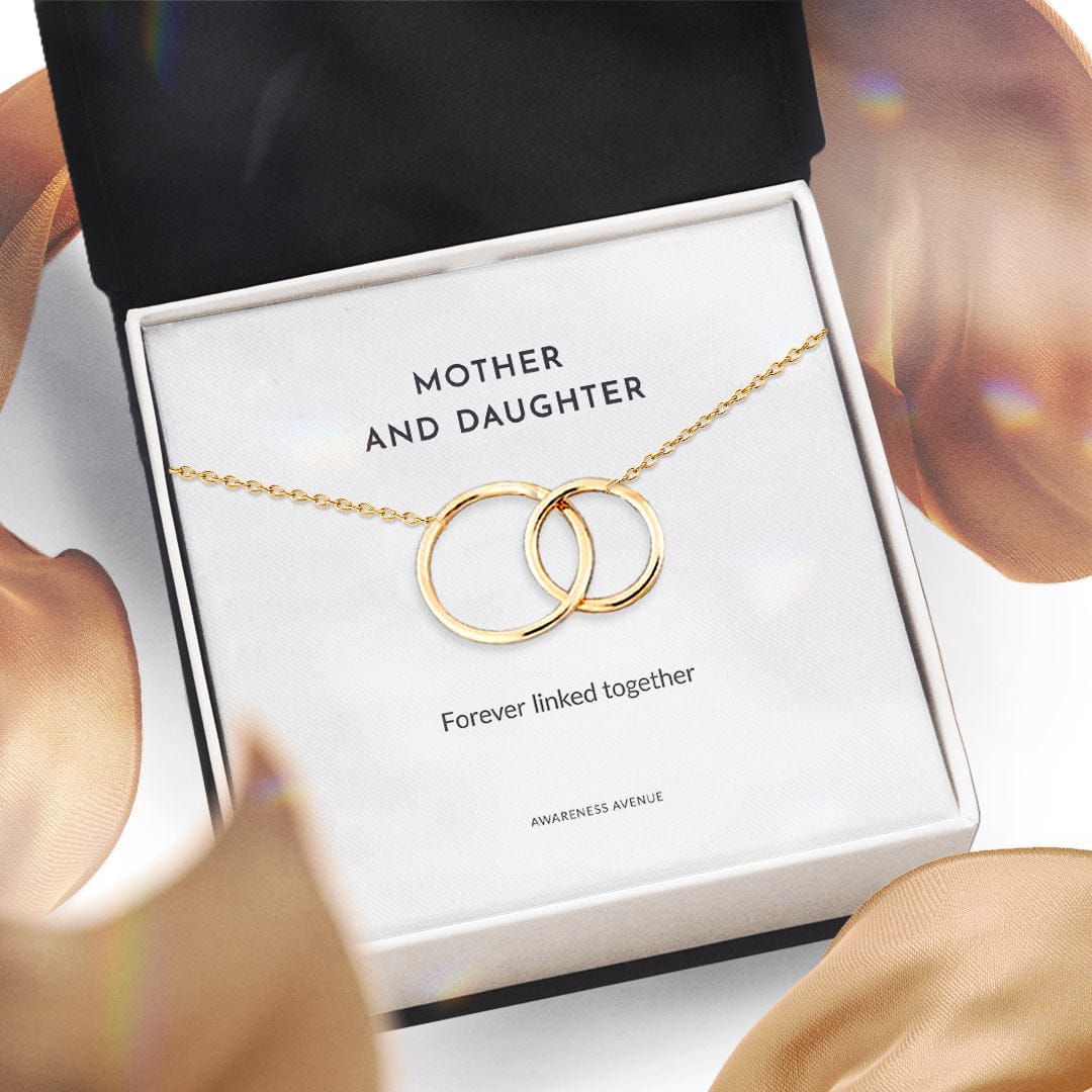 Mother & Daughter | Forever Linked Together | 925S Circles Necklace