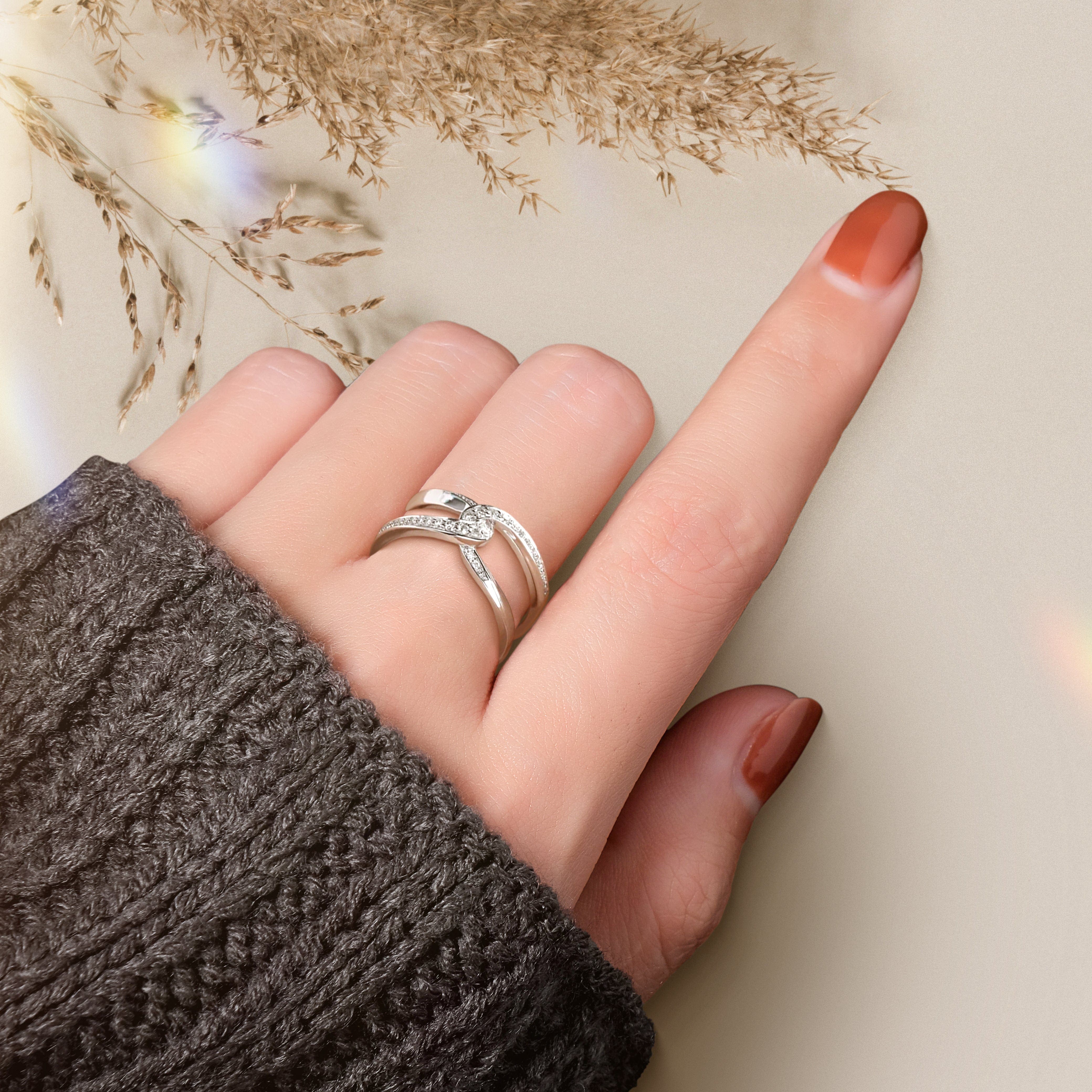 Mother & Daughter | Forever Linked Together | S925 Infinity Ring