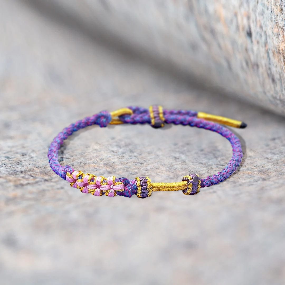 Daughter | A Link That Can Never Be Undone | Peach Blossom Knot Bracelet