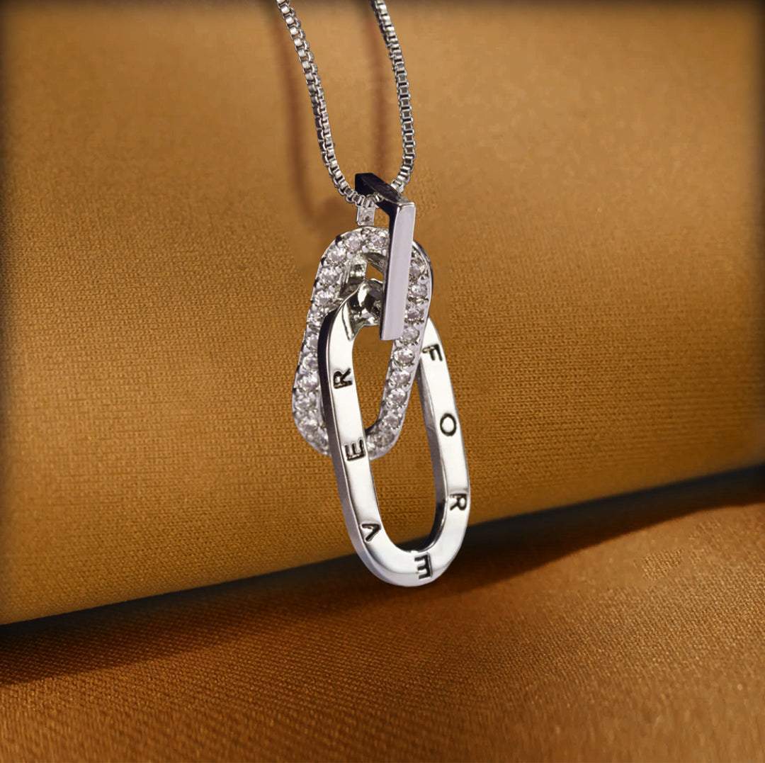 Mother & Daughter | Forever Linked Together | S925 Necklace-Awareness Avenue-gift: All,gift: Daughter,necklace: All,necklace: Daughter
