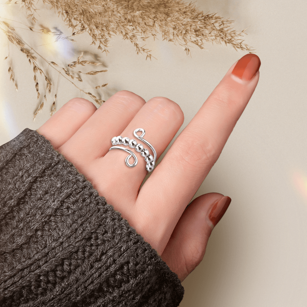 To My Beautiful Daughter | Drive Away Your Anxiety | S925 Fidget Ring