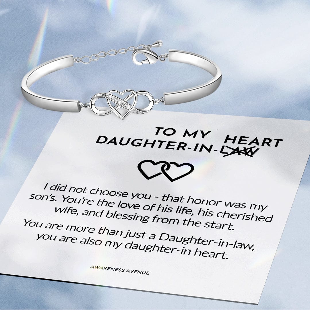 To My Daughter-In-Law | You Are Also My Daughter-In-Heart | Infinity Heart Bracelet