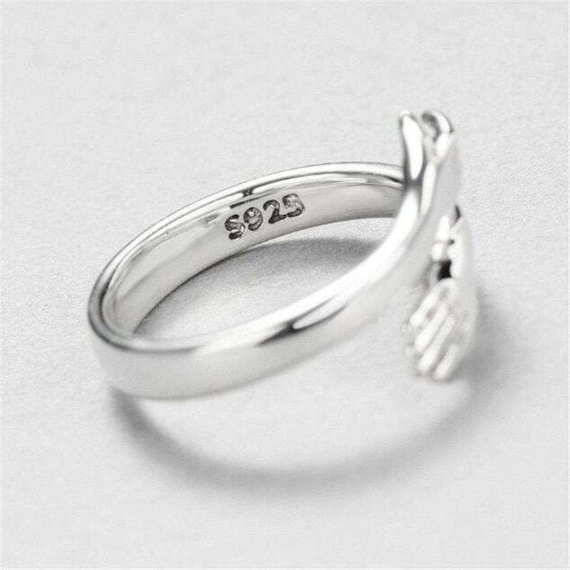 Embrace | Hug Ring | 925 Sterling Silver-Awareness Avenue™-Awareness,best-seller,enough,gift: All,gift: Inspirational,IAmEnough,jewellery,Jewelry,Ring,ring: All,ring: Inspirational,Semicolon,Silver