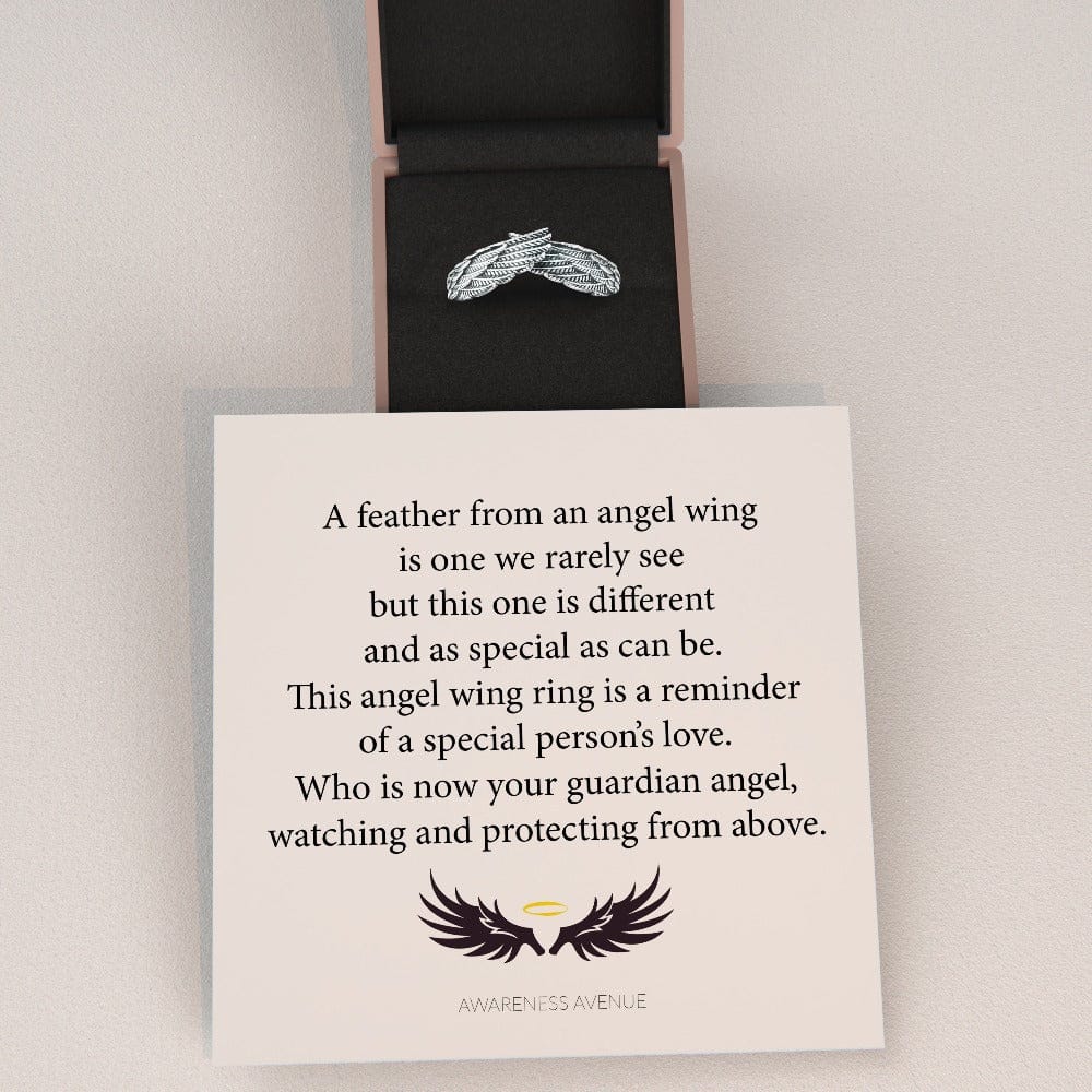 A Symbol of Love and Protection | Guardian Angel Wing Ring